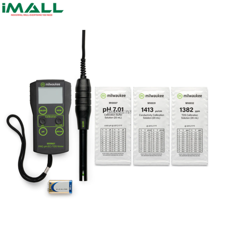 Máy đo pH/EC/TDS cầm tay MILWAUKEE MW801 (PRO)
