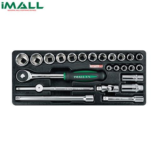 Bộ tuýp bông 1/2" 24 chi tiết Toptul GCAT2407