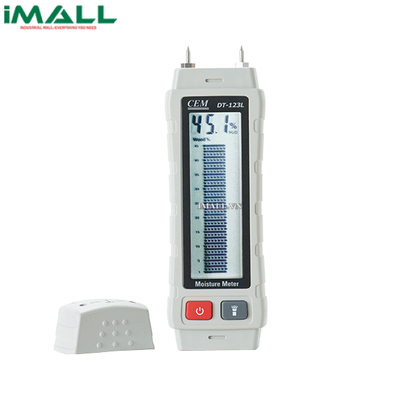 Máy đo độ ẩm gỗ CEM DT-123H (6-44% (gỗ); 0.2-2.0% (vật liệu))