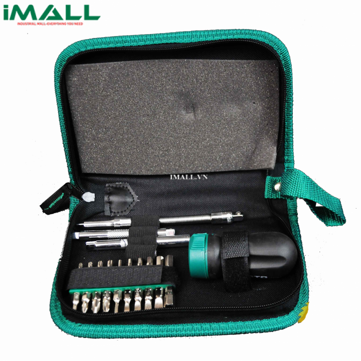 Bộ tuốc nơ vít cần tự động 25 chi tiết SATA 09342