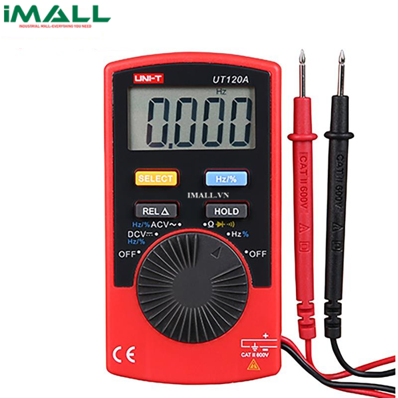 Đồng hồ vạn năng bỏ túi UNI-T UT120A (600V, True RMS, ±0.8%)