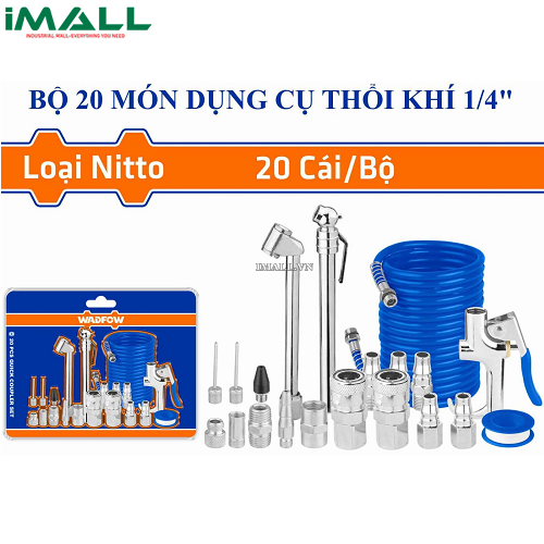 Bộ 20 món dụng cụ thổi khí 1/4" Wadfow WQP9433