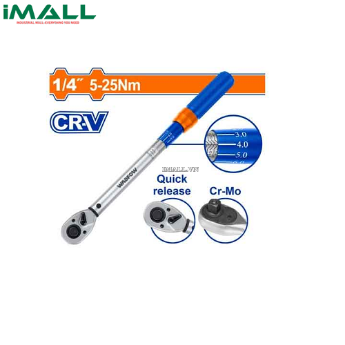 Cần siết lực 1/2" 40-220Nm Wadfow WWQ1D12