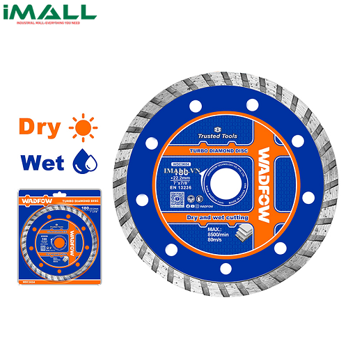 Lưỡi cắt gạch đa năng 180x22.2mm Wadfow WDC3K04