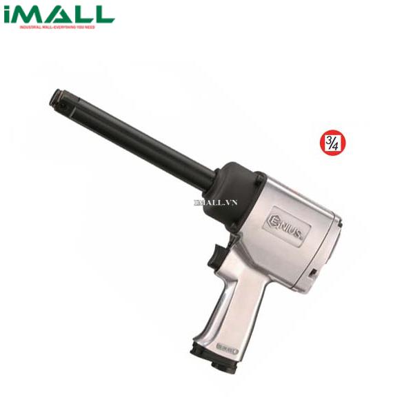 Súng Vặn Bu Lông Đai Ốc Loại Dài Lực Lớn 3/4" Loại Nhẹ GENIUS 600856 (1,152 Nm)