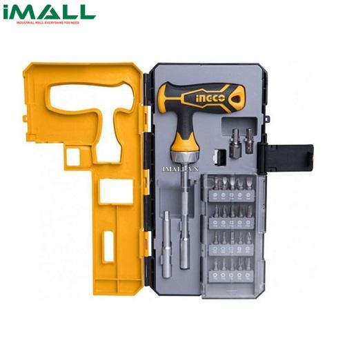 Bộ tuốc nơ vít tay cầm chữ T 25 chi tiết INGCO HKSDB0258