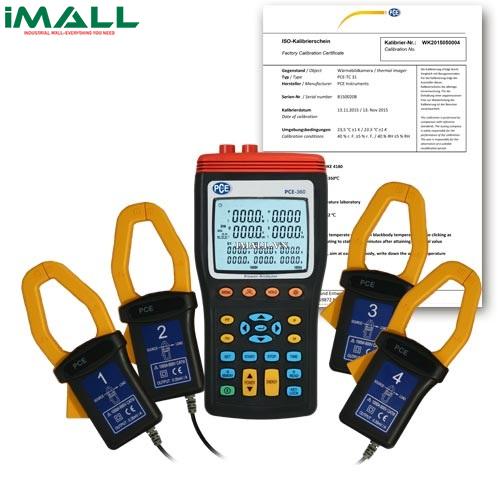 Máy phân tích công suất PCE 360-ICA (50.0~600.0 V; 3.0~999.9 A True RMS)