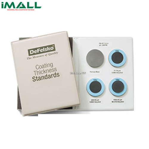 Tấm kim loại chuẩn cho máy đo độ dày lớp phủ (±0.43μm; ≈500μm; không từ tính) DEFELSKO STDA2