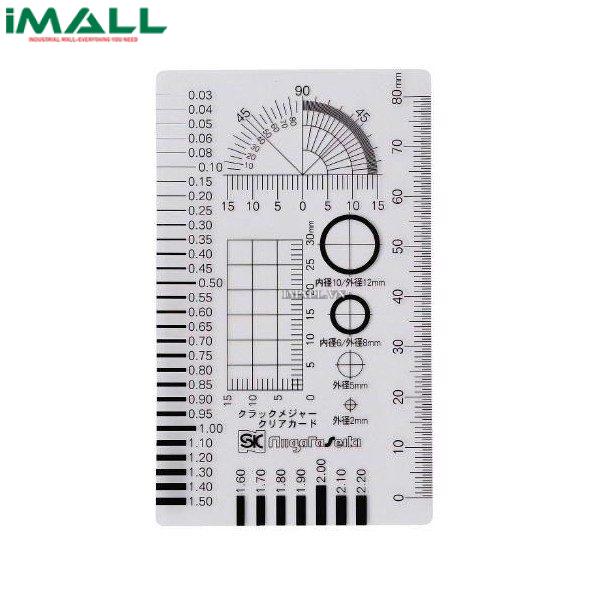 Thước đo vết nứt NIIGATA CM-CKD (0.03-1.50mm)