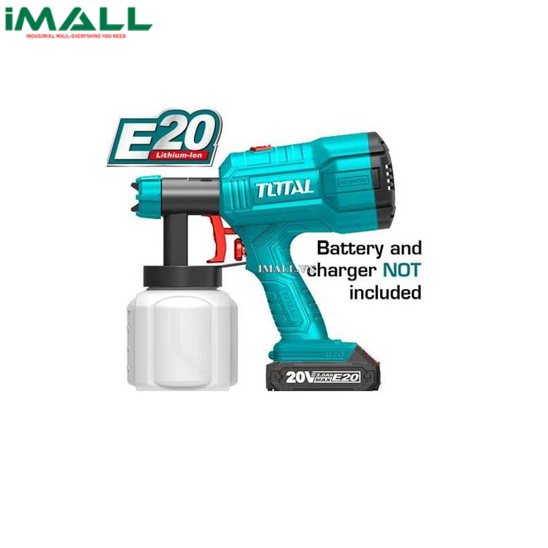 Máy phun sơn dùng pin (20V) E20 Total TSGLIE2001