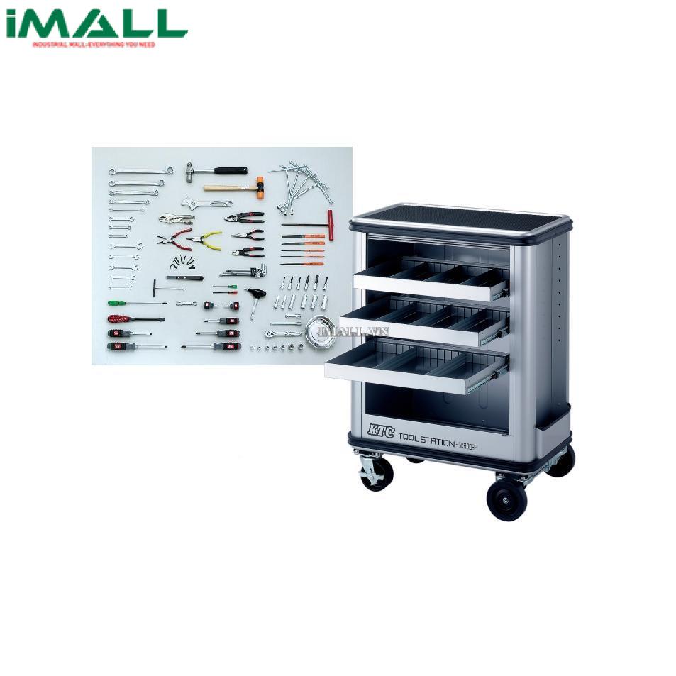 Bộ dụng cụ sửa chữa xe máy KTC SK7005B (80 chi tiết)