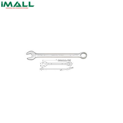 Cờ lê vòng miệng hệ inch Yato YT-4870 (1/4")
