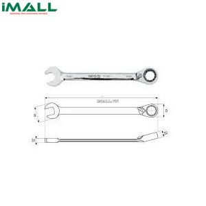Cờ lê vòng miệng tự động đảo chiều có chốt khóa Yato YT-1659 (16mm)