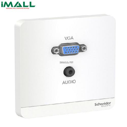 Ổ cắm VGA &amp; mini audio Schneider E8332HD15PH_WE_G19