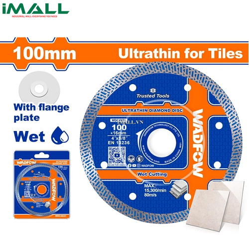 Lưỡi cắt gạch siêu mỏng 100x16mm Wadfow WDC4K01