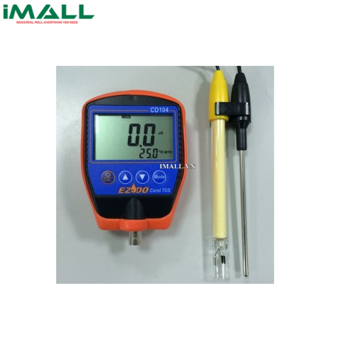 Máy đo độ dẫn điện/TDS/độ mặn/nhiệt độ cầm tay EZDO CD-104