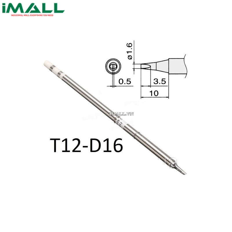Tip hàn Hakko T12-D16