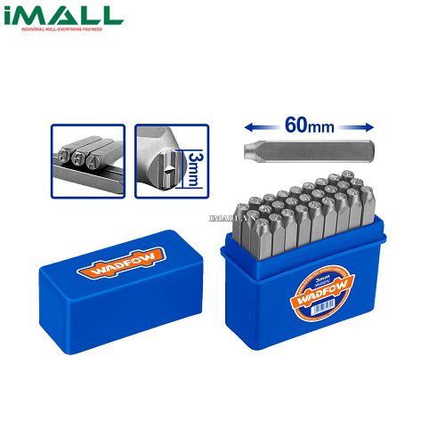 Bộ 27 mũi đột chữ cái 6mm Wadfow WCC9276