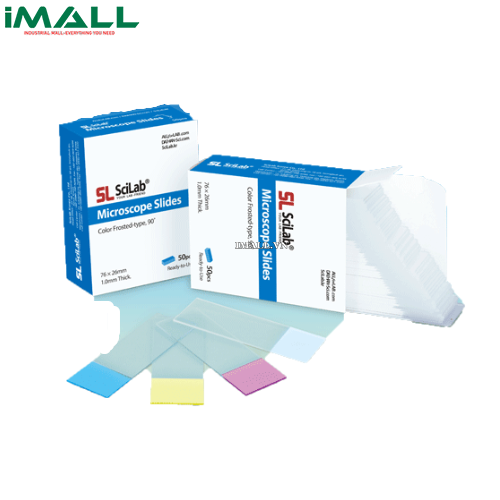 Lam kính hiển vi (Ground Edge 90°, Vàng) SciLab SL.Sli1034