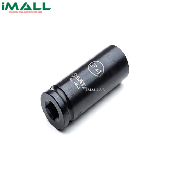 Đầu tuýp lục giác đen thành mỏng, loại dài 1/2" SATA 34419T (26mm)