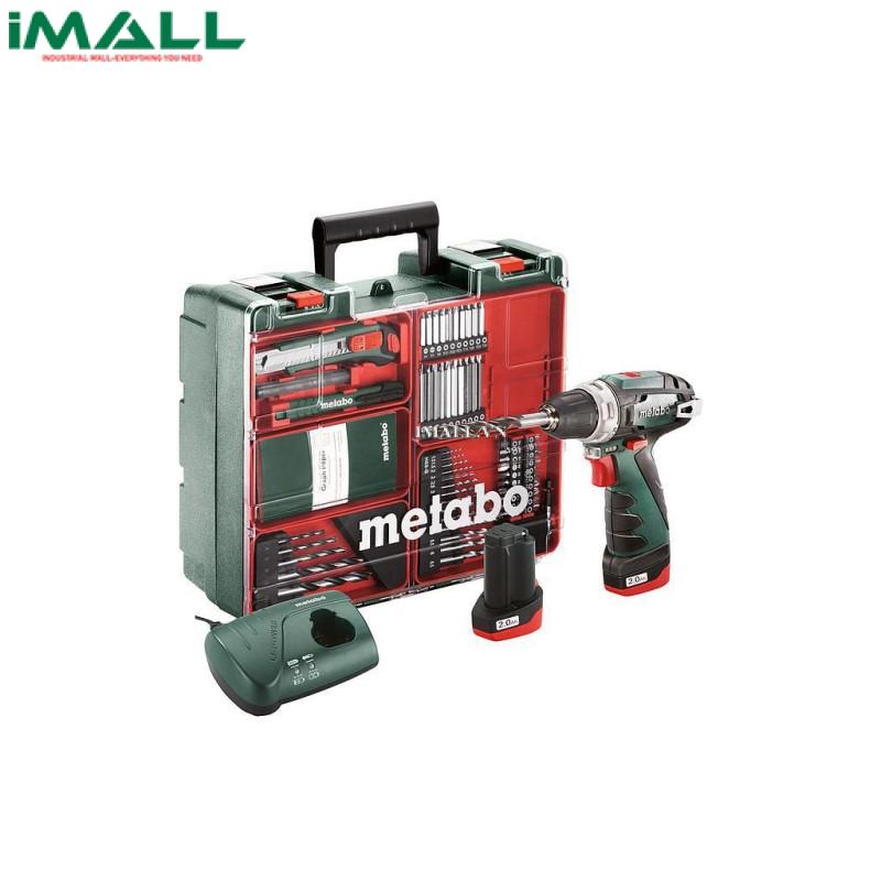 Bộ máy Khoan - Bắt vít không dây METABO POWERMAXX BS BASIC SET (10.8V,2x2AhLi-ion) 600080880