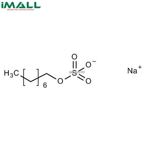 Hóa chất Octyl sulfate sodium salt cho thử nghiệm hoạt động bề mặt (C₈H₁₇NaO₄S, Chai thủy tinh 5 g) Merck 1122680005