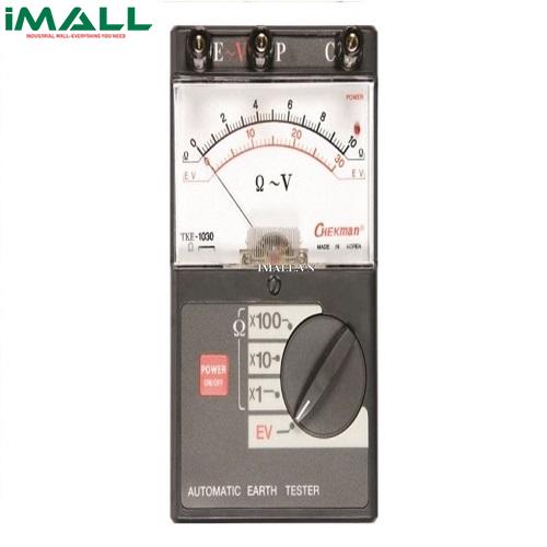 Máy đo điện trở đất CHEKMAN TKE-1030 (Dạng kim, 10Ω/100Ω/1000Ω)
