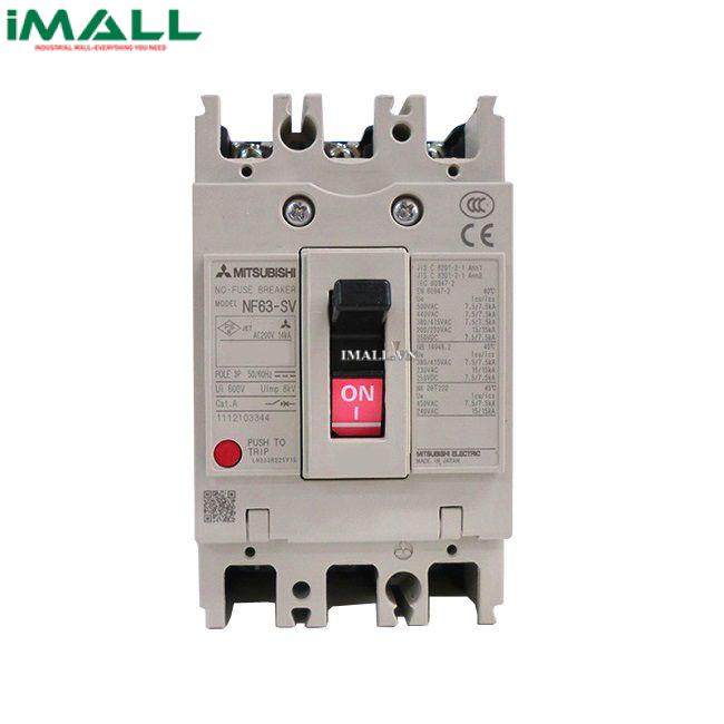 MCCB Mitsubishi NF63-SV 3P 10A (7.5kA)