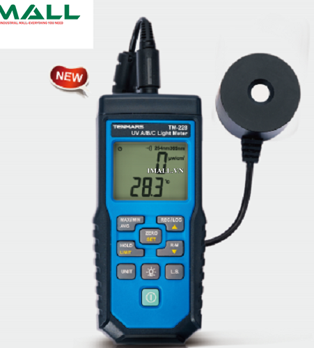 Máy đo cường độ ánh sáng TENMARS TM-228 (UV A/B/C, 230 nm ~395 nm)
