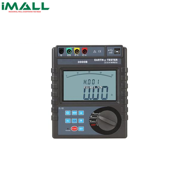 Máy đo điện trở đất kỹ thuật số HV HIPOT GDCR3000B (0.00Ω~30.00kΩ; 0.00Ωm~9000kΩm)