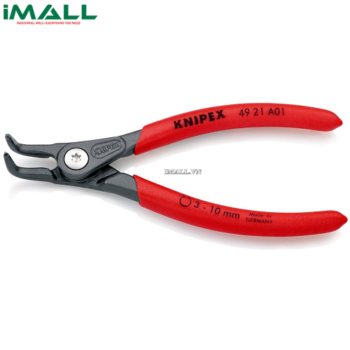 Kìm Mở Phe Ngoài Mũi 90° Mở Phe Đường Kính Ø 8 - 13 mm Knipex 49 21 A01