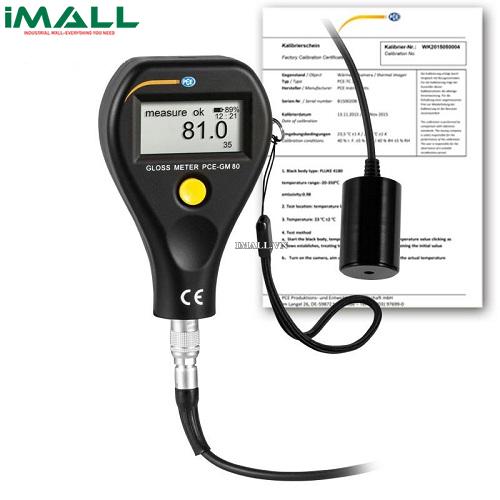 Máy đo độ bóng (góc 60°, 0~1000 GU; kèm Certificate ISO) PCE GM 80-ICA