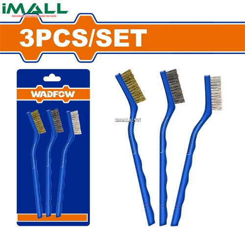 Bộ 3 bàn chải đánh gỉ 7 Wadfow WBH3607