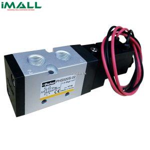 Van điện từ PARKER 5 cửa 2 vị trí, 1 Coil, Ren 13 PHS-520S-02-220V
