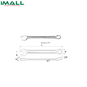 Cờ lê vòng miệng hệ mét Yato YT-5005 (11mm)