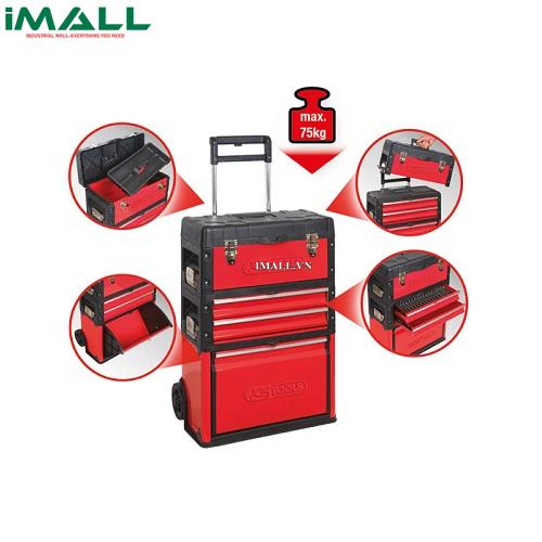 Tủ dụng cụ di động 3 ngăn tách rời KS Tools 850.0340