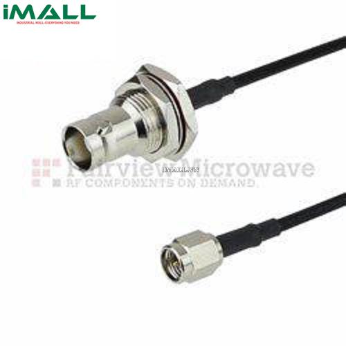Cáp SMA Male - BNC Female Fairview FMC0238174 (RG-174 Coax; 2 GHz )