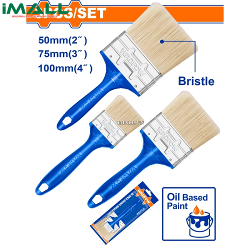Bộ 3 cọ sơn dầu 2", 3", 4" Wadfow WPB1932