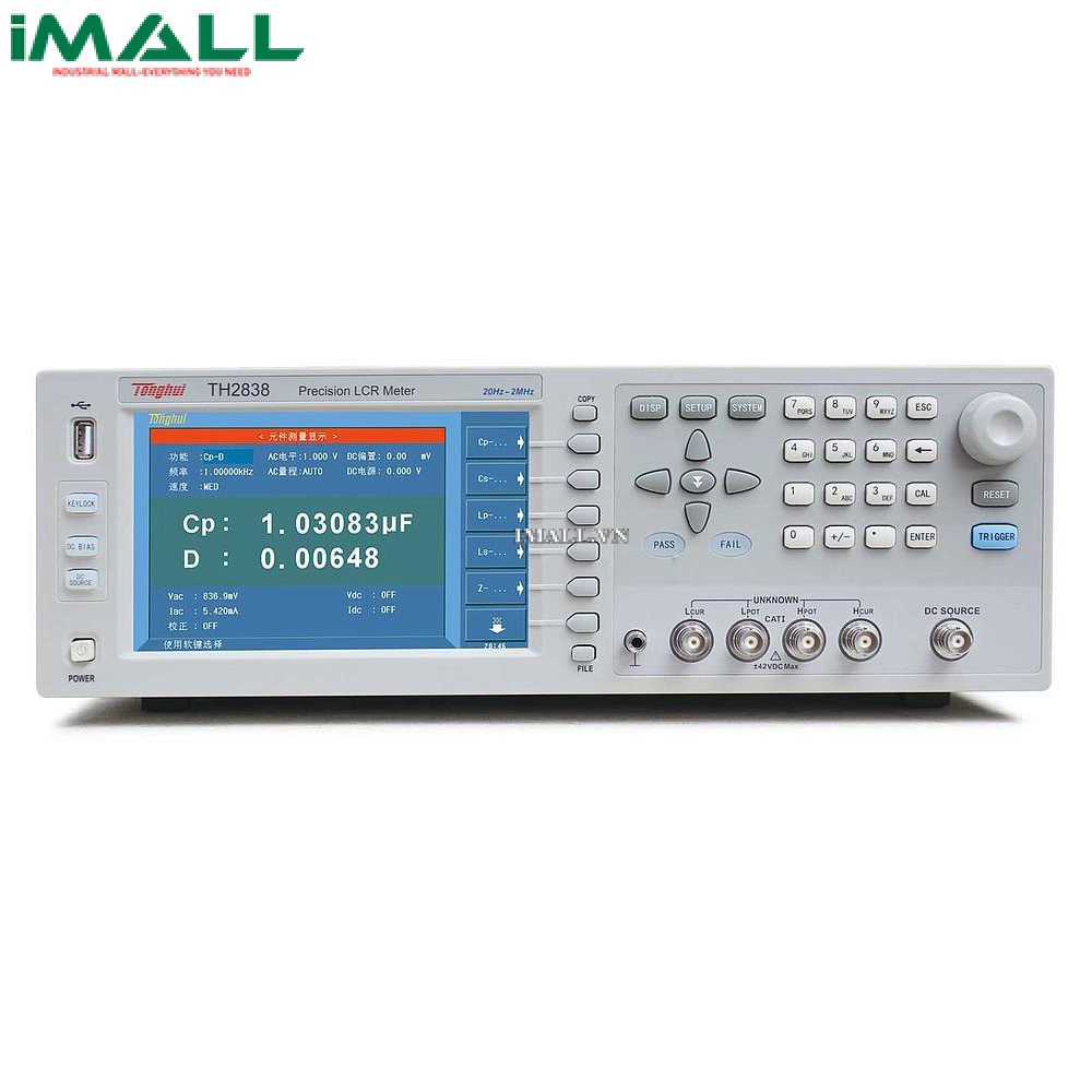 Máy đo LCR chính xác Tonghui TH2838 (20Hz-2MHz)