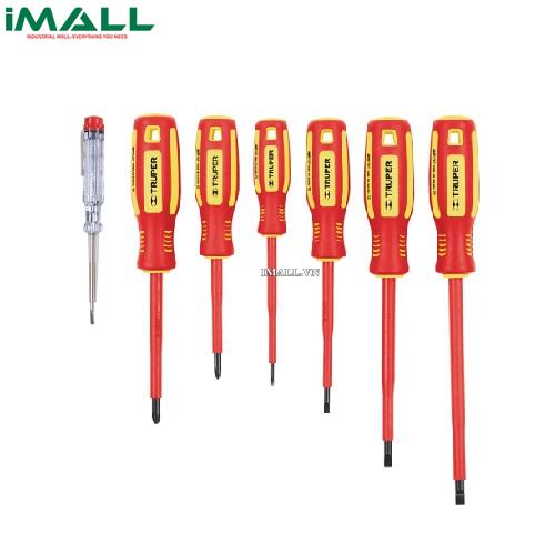 Bộ vít 6 cây chuyên dùng cách điện 1000V Truper DTJ-7D