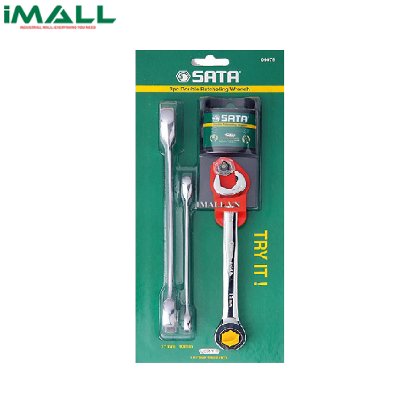 Bộ cờ lê vòng miệng tự động 3 chi tiết SATA 09075