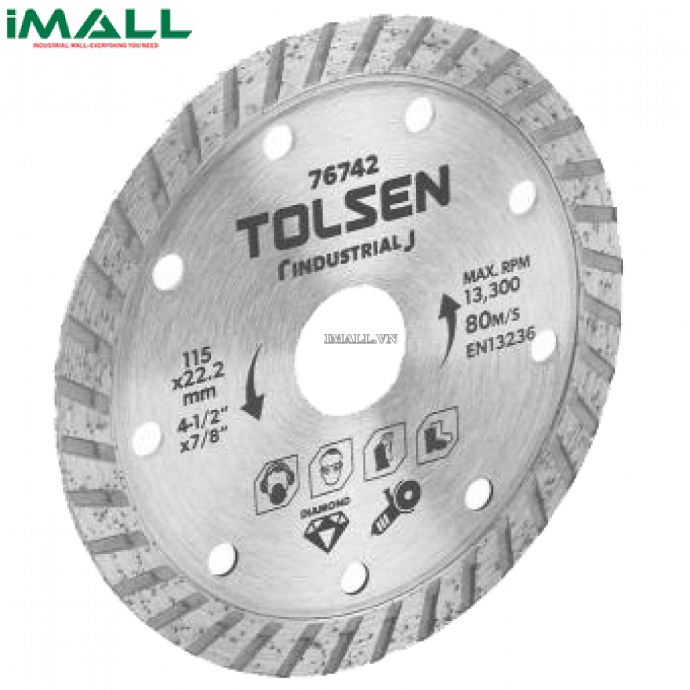 Đĩa cắt gạch kim cương Tolsen 76743