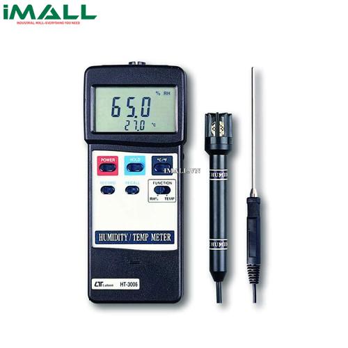 Máy đo độ ẩm và nhiệt độ môi trường Lutron HT-3006A (10~95 %RH, -50°C~1300°C)