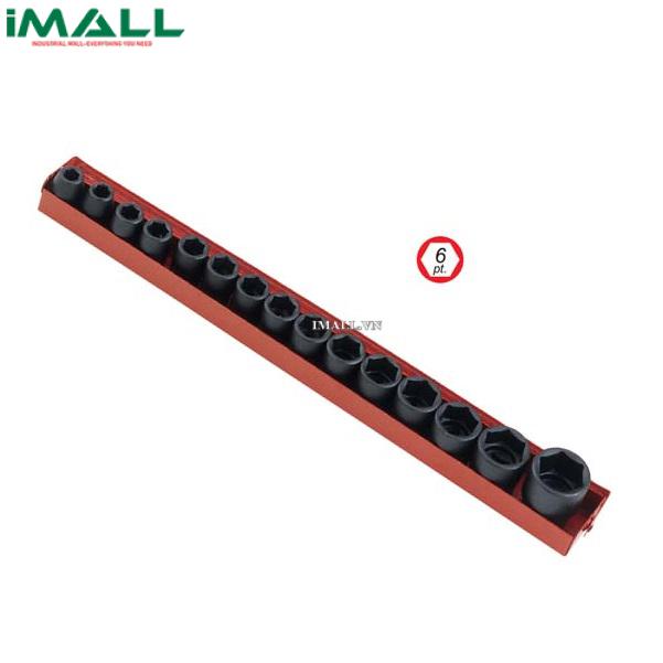 Bộ Khẩu Dùng Cho Súng 1/2" GENIUS TF-016 (15 Chiếc 10mm~30mm)