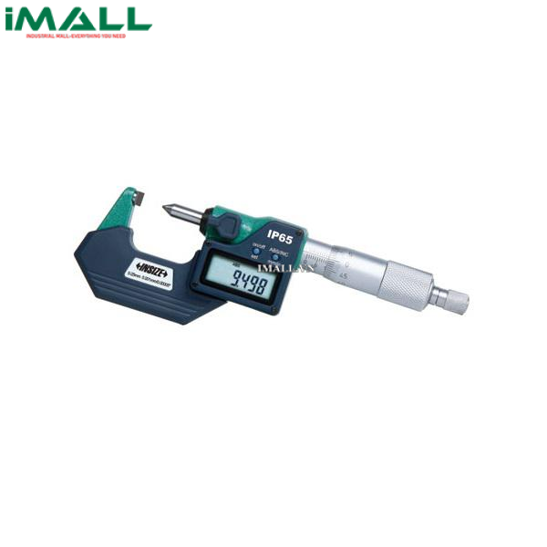 Panme đo chiều cao mép gấp điện tử INSIZE 3566-25DA (0-25mm/0-1", 0.001mm)