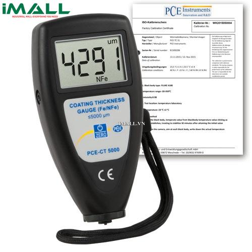 Máy đo độ dày lớp phủ PCE CT 5000-ICA (0 µm~5000 µm / 0 mils~196.8 mils)