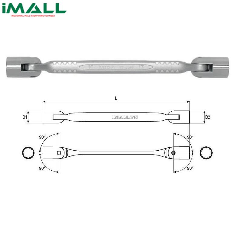 Cờ lê 2 đầu điếu Yato YT-4963 (12x13mm)