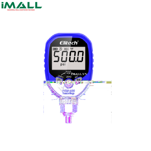Đồng hồ đo áp suất không dây Elitech PGW 500 (0-500psi)