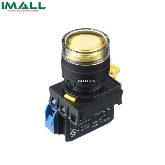 Nút nhấn giữ IDEC YW1L-AF2E10QM3Y 1NO 22mm 220V (Vàng)
