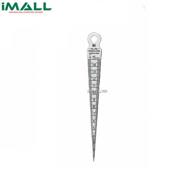 Thước đo khe hở hình nón NIIGATA SEIKI TPG-700AKD (1-15mm vạch Kaidan)